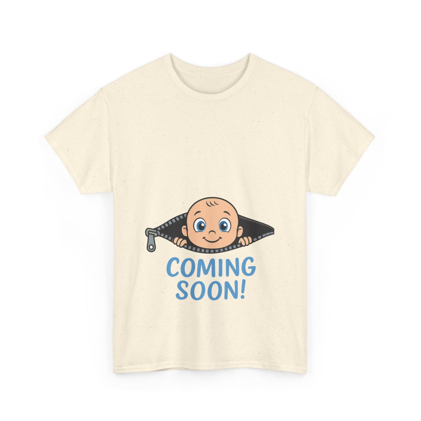 Coming Soon Maternity T-Shirt, Cute Baby Boy Pregnancy Announcement Shirt, Funny Expecting Mom Gift, Gender Reveal Tee, Baby Shower Top