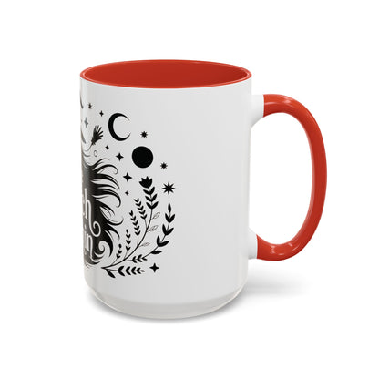 The Witch Within Mug, Minimalist Witchy Coffee Cup, Celestial Feminine Power Gift, Spiritual Boho Halloween Drinkware, Coffee Mug (11, 15oz)