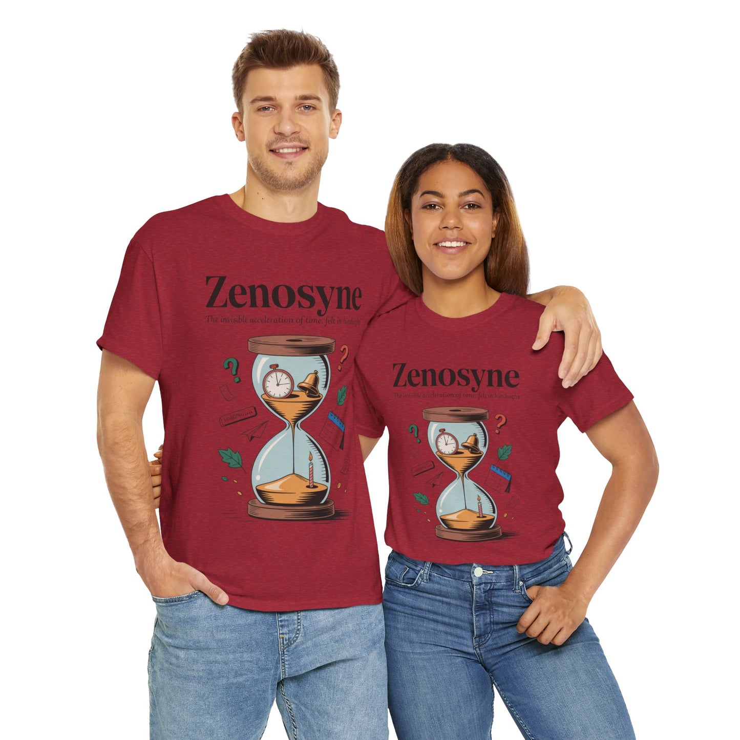 Zenosyne Unisex Heavy Cotton Tee, Aesthetic Word Tee, existential tee, Emotional Word Tee, Moody Graphic Tee, Philosophical Tee
