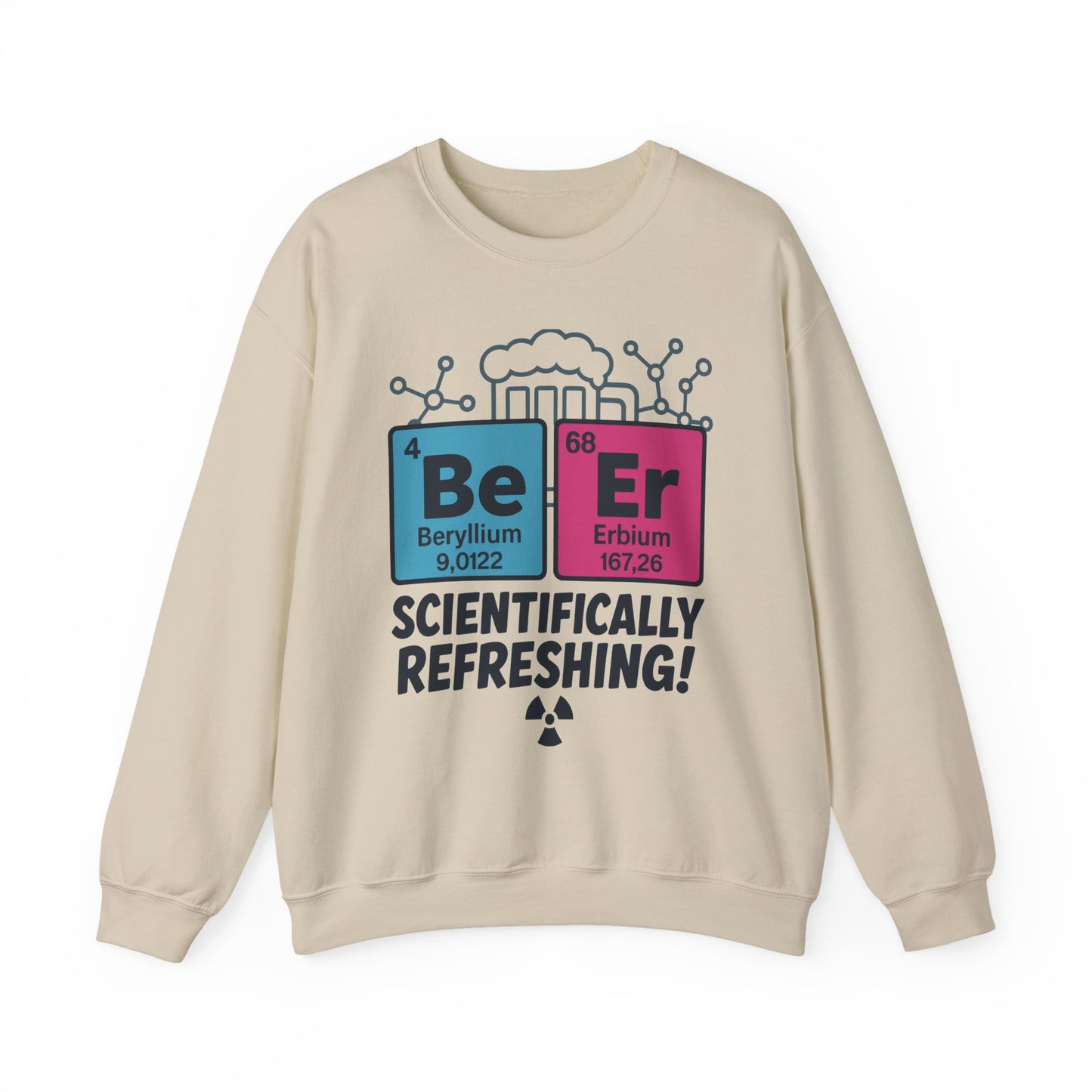 Scientifically Refreshing Beer Mens Sweatshirt, Gift for Beer Lovers, Science-Inspired Apparel, Perfect for Parties and Gatherings