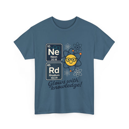 Funny Mens Nerd T-Shirt, NeRd Periodic Table Shirt, Glowing Knowledge Tee, Science Lover Gift, Chemistry Shirt, STEM Apparel, Science Tee