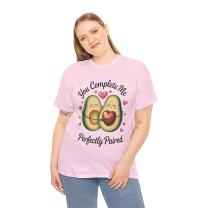 Cute Avocado Love Womens Tee, Perfect for Couples, Valentine's Day Gift, Relationship Shirt, Avocado Lover Apparel