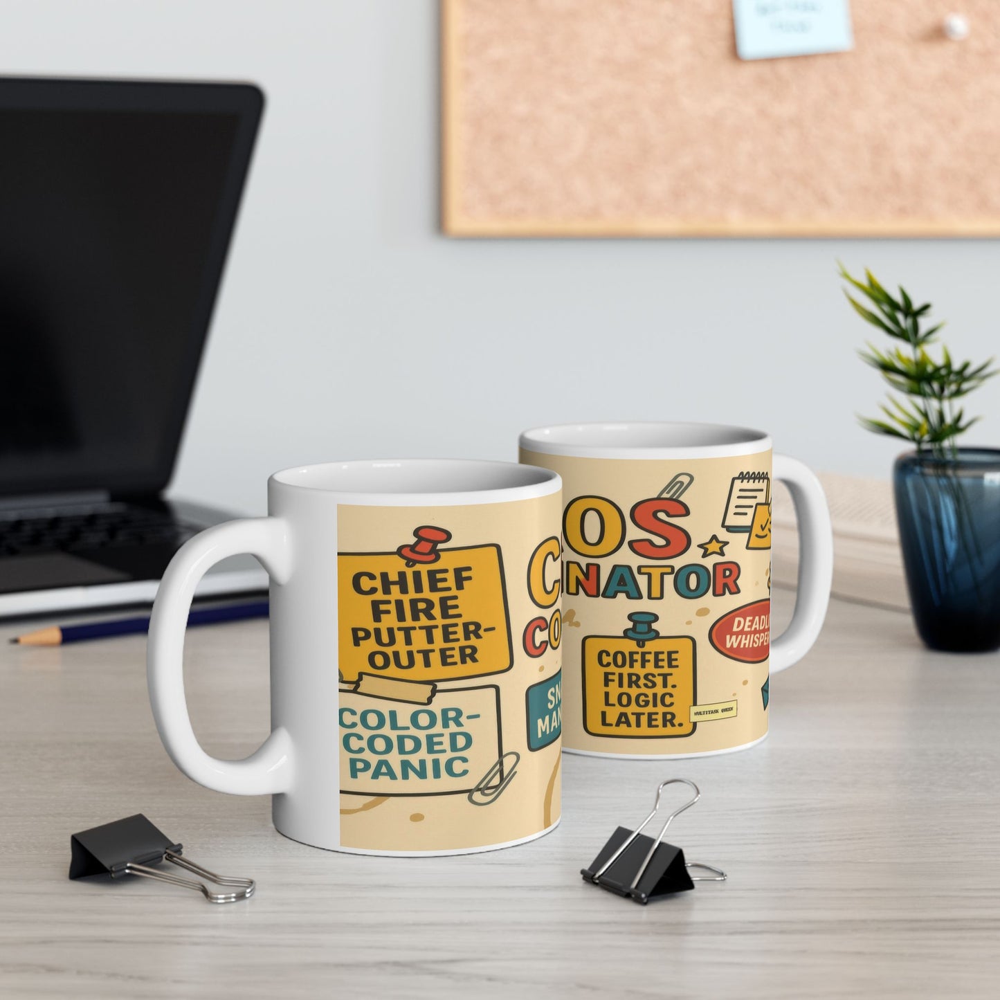 Chaos Coordinator Mug, Funny Coffee Cup for Office Workers, Perfectionists & Multitaskers, Office Humor, Coffee Lovers, Gift for Managers