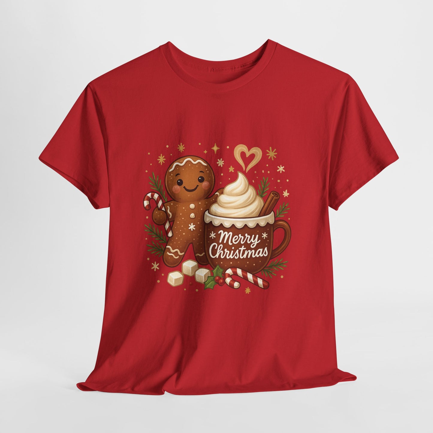 Gingerbread - Hot Cocoa Women's Christmas T-Shirt, Cozy Holiday Tee
