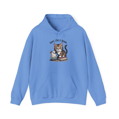 Cat Lover's Hoodie: Oops, I Did It Again, Funny Sweatshirt, Gifts for Animal Lovers, Cozy Hooded Sweatshirt, Pet Owner Apparel, Cute [...]