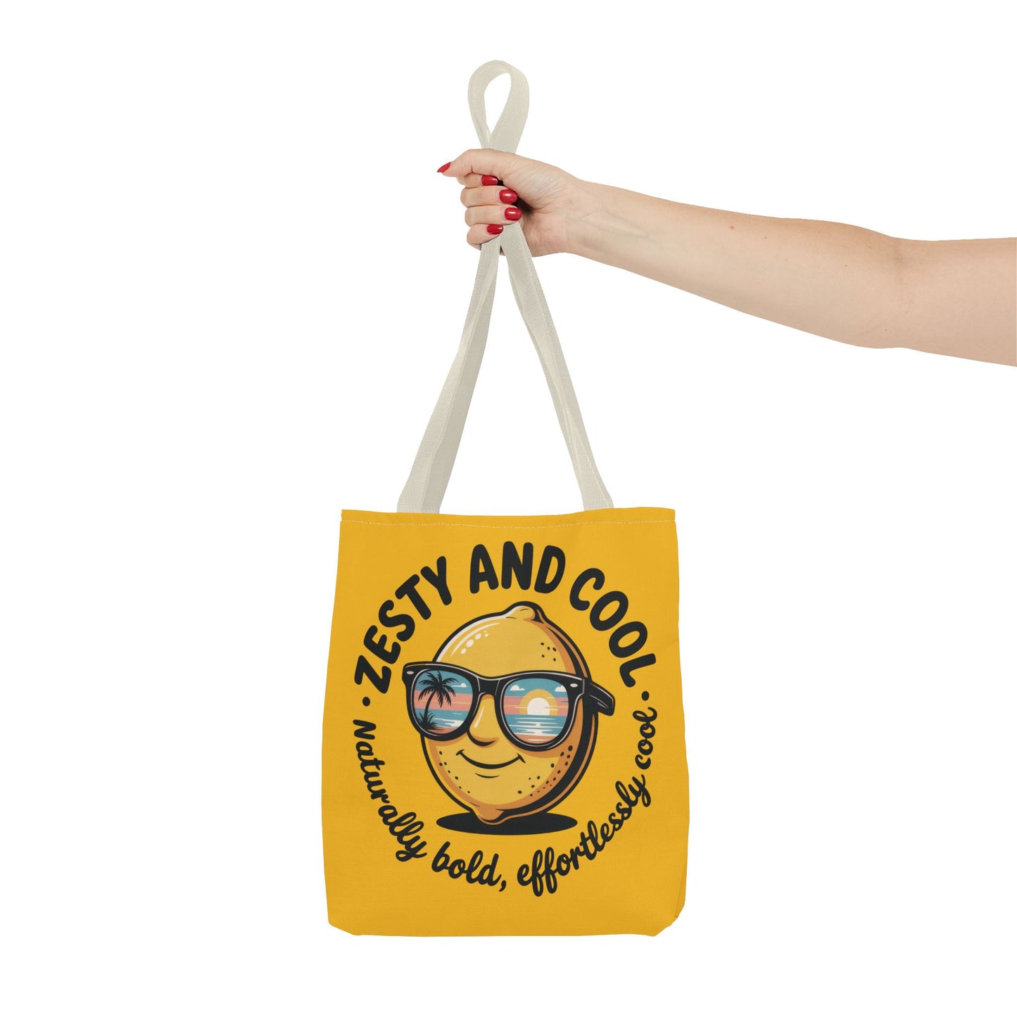 Zesty Lemon Tote Bag - Fun & Bold Carry-All for Everyday Use, Summer, Beach Days, Gifts, Eco-Friendly Shopping, Large Tote Bag