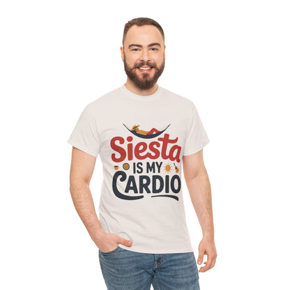 Siesta Is My Cardio Funny Mens T-Shirt Spain Humor Tee, Siesta Shirt, Siesta Culture Gift