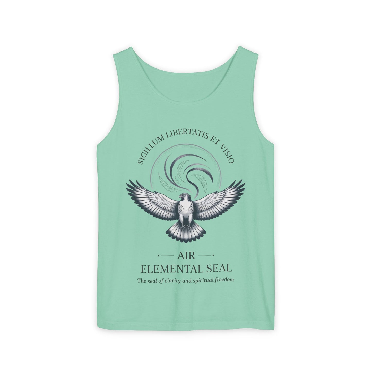 Air Elemental Seal Tank Top, Clarity & Spiritual Freedom Symbol Tee, Unisex Elemental Shirt, Vision Totem Gift, Spiritual Gift
