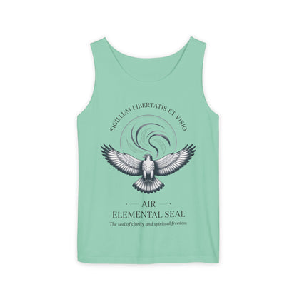Air Elemental Seal Tank Top, Clarity & Spiritual Freedom Symbol Tee, Unisex Elemental Shirt, Vision Totem Gift, Spiritual Gift