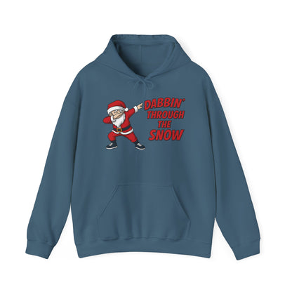 Dabbin Santa Men's Christmas Hoodie, Funny Holiday Sweatshirt