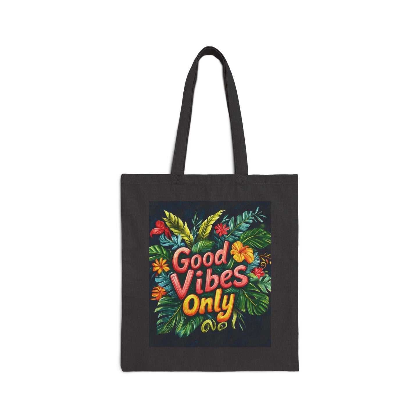 Good Vibes Only Tote Bag | Eco-Friendly Cotton Bag, Beach Bag, Shopper, Gift for Friends, Positive Energy Bag