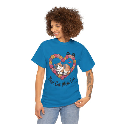 Best Cat Mom Ever T-Shirt, Cat Lover Gift, Pet Mom Shirt, Funny Animal Apparel, Cute Gift for Cat Moms, Gift for Cat Lovers, Kitty Mom Shirt