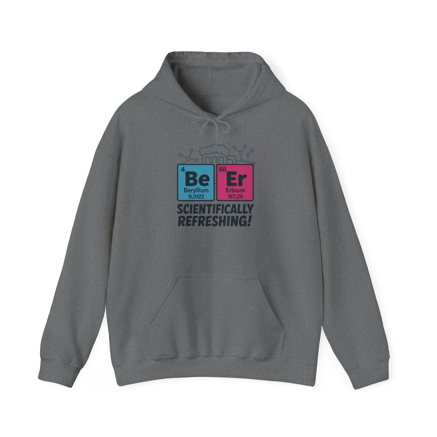 Scientifically Refreshing Beer Mens Hoodie, Gift for Beer Lovers, Science-Inspired Apparel, Perfect for Parties and Gatherings