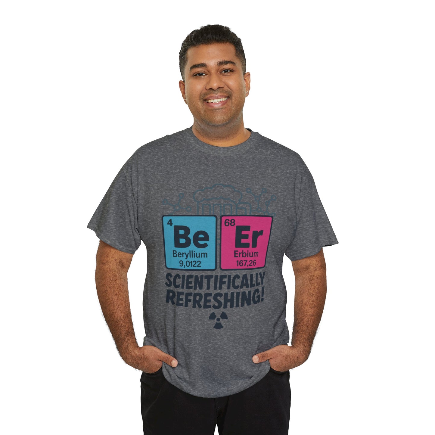 Mens Beer Science T-Shirt, Periodic Table Tee, Nerd Shirt for Him, Science Gift Tee, Chemistry Shirt, Science Lover Apparel, STEM Outfit