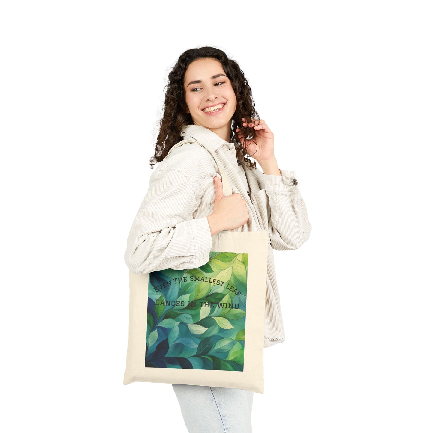 Nature-Inspired Canvas Tote Bag with Inspirational Quote, Eco-Friendly Shopping Bag, Greenery Art Tote, Gift for Nature Lovers, [...]