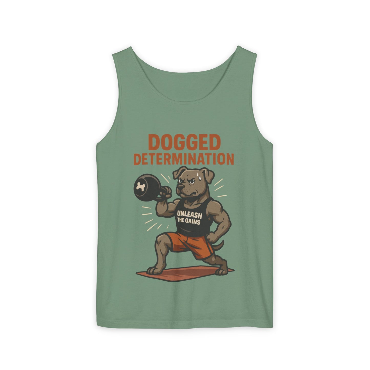 Funny Gym Dog Tank Top for Men, Workout Bulldog Graphic Tee, Fitness Motivation Shirt, Dog Lover Gift, Gym Wear, Fitness Tank Top