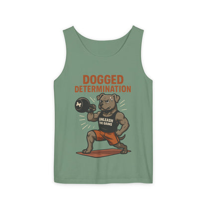 Funny Gym Dog Tank Top for Men, Workout Bulldog Graphic Tee, Fitness Motivation Shirt, Dog Lover Gift, Gym Wear, Fitness Tank Top