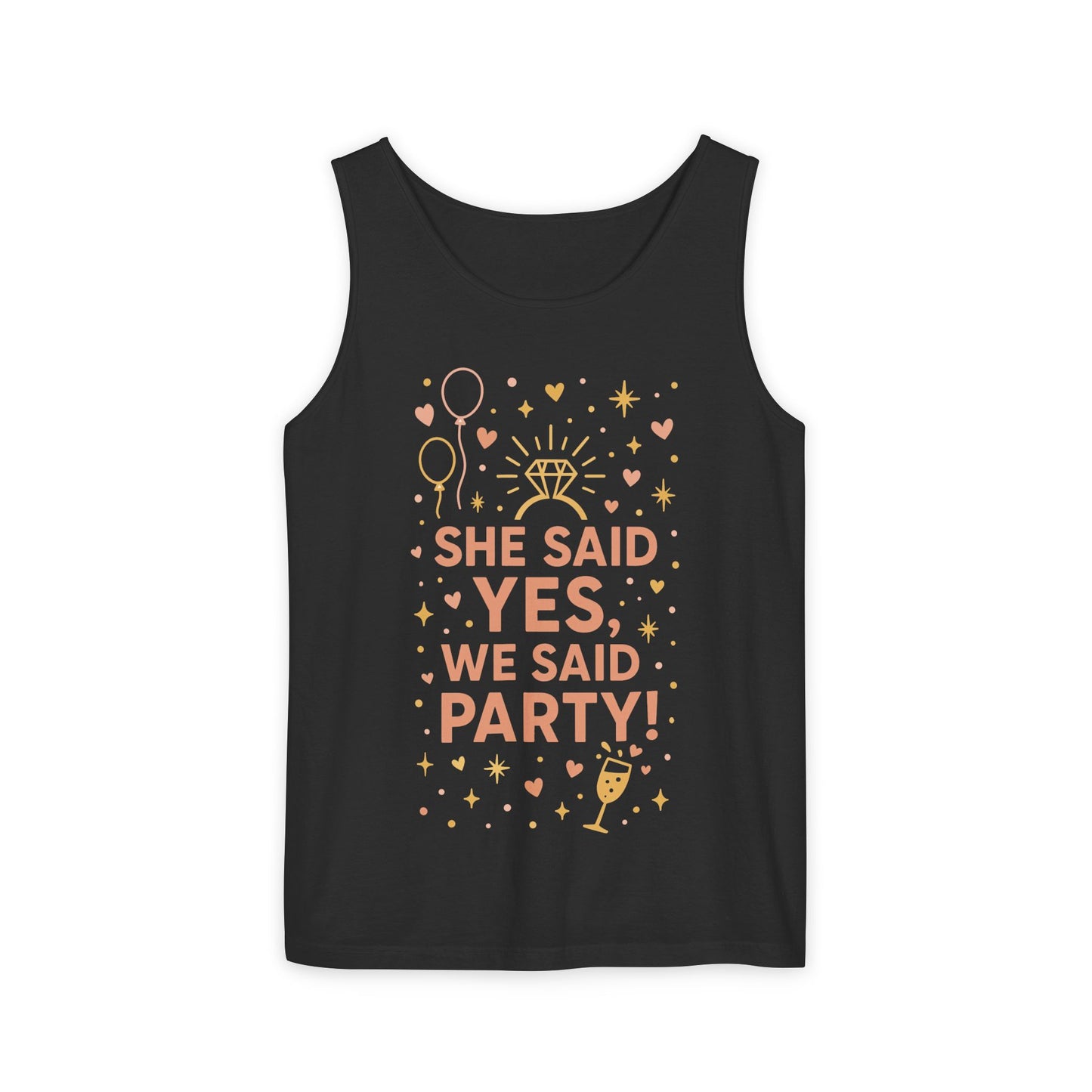 Bridal Party Tank Top, Bachelorette Party Tee, Bridesmaid Wedding Tee, Hen Party Tank, Bridal Shower,  Bridesmaids Gift