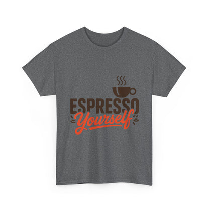Espresso Yourself Mens T-Shirt, Funny Coffee Graphic Tee, Coffee Tee, Coffee Humor