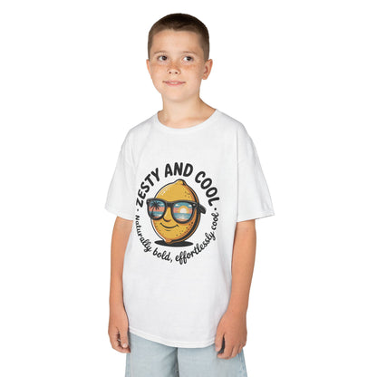 Zesty and Cool Kids Tee, Fun Summer Shirt, Birthday Gift for Kids, Playful Graphic Tee, Cool Kids Apparel, Fruit Tee for Boys and Girls