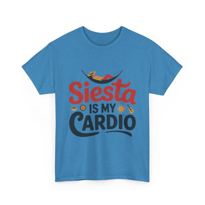 Siesta Is My Cardio Funny Mens T-Shirt Spain Humor Tee, Siesta Shirt, Siesta Culture Gift