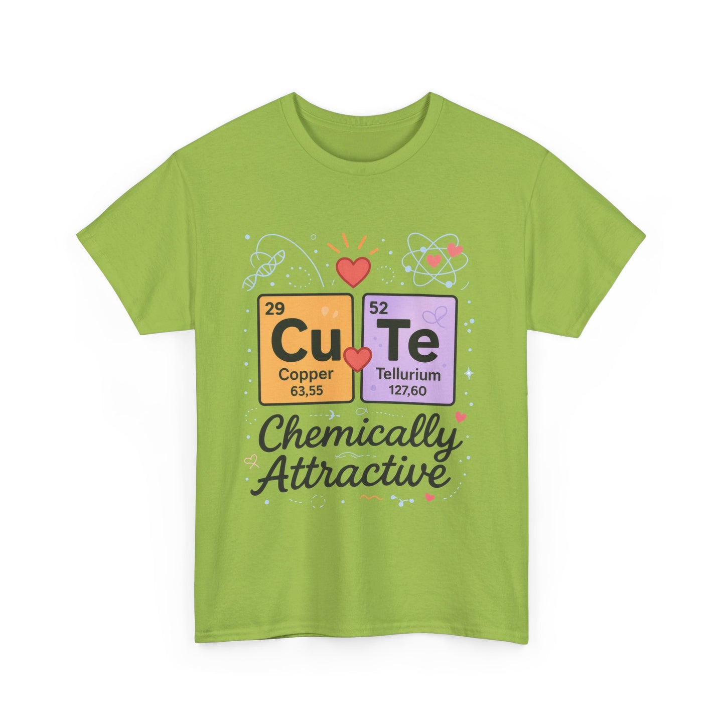 Cute Science T-Shirt for Women, Chemically Attractive Periodic Table Tee, Funny Nerdy Gift for Her, Chemistry Lover Gift, Science Apparel
