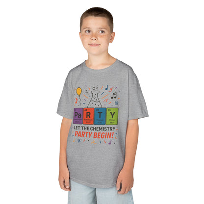 Kids' Chemistry Party T-Shirt, Periodic Table Tee, Funny Science Shirt for Boys & Girls, Science Tee, Unique Educational Apparel