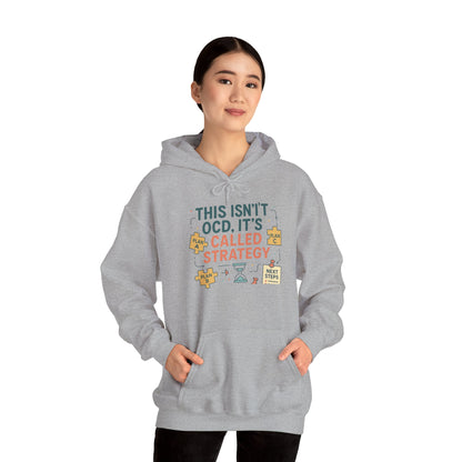 Strategic Humor Hoodie, Unisex Sweatshirt, Gift for Strategists, Funny Hoodie, Planner Gift, Cozy Stylish Sweatshirt, Relaxed Fit Hoody