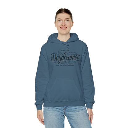 Womens Hooded Sweatshirt, Daydreamer Hoodie, Funny Full-Time Dreamer Graphic Sweatshirt, Reality Never Met Her Cozy Quote Hoodie