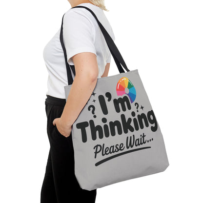 Whimsical Thinking Tote Bag, Funny Gift, Carry-All for Daily Use, Ideal for Birthdays and Graduations, Work or School Tote for Women and Men
