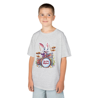 Easter Bunny Drummers Tee | Kids Cotton T-Shirt, Fun Easter Gift, Spring Celebration Shirt, Playful Kids Apparel, Drum Shirt