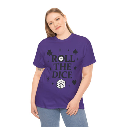 Fun Dice & Card Games Unisex Tee, Perfect for Game Nights, Gifts for Gamers, Poker Events, Gambling Shirt, Casino Wear, Poker T-Shirt