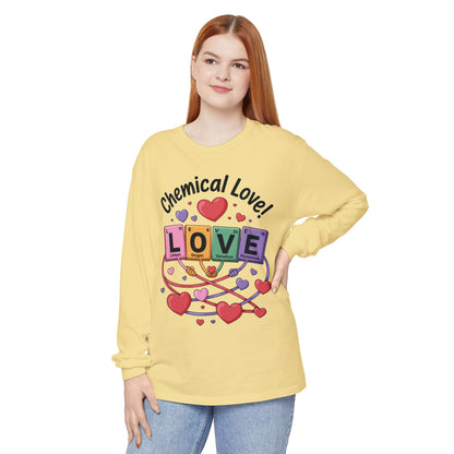 Chemical Love Long Sleeve T-Shirt Women's, Perfect Gift for Science Lovers, Valentine's Day, Chemistry Enthusiasts, Casual Wear, Cute [...]