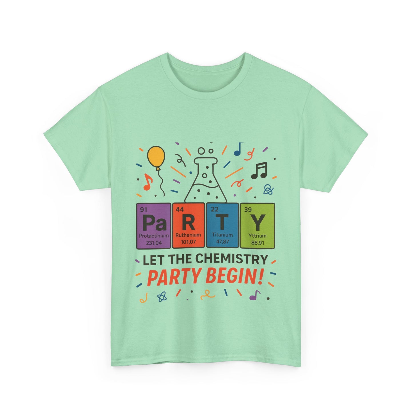 Funny Chemistry Party T-Shirt, Periodic Table PaRTY Tee, Unisex Science Humor Shirt, Gift for Chemistry Teacher,Science Tee, Nerdy Pun Shirt