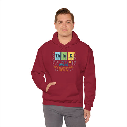Science Hoodie for Men, Funny Nerd Hoodie, Element of Humor Sweatshirt, Science Lover Gift for Him, Chemistry Lover Gift