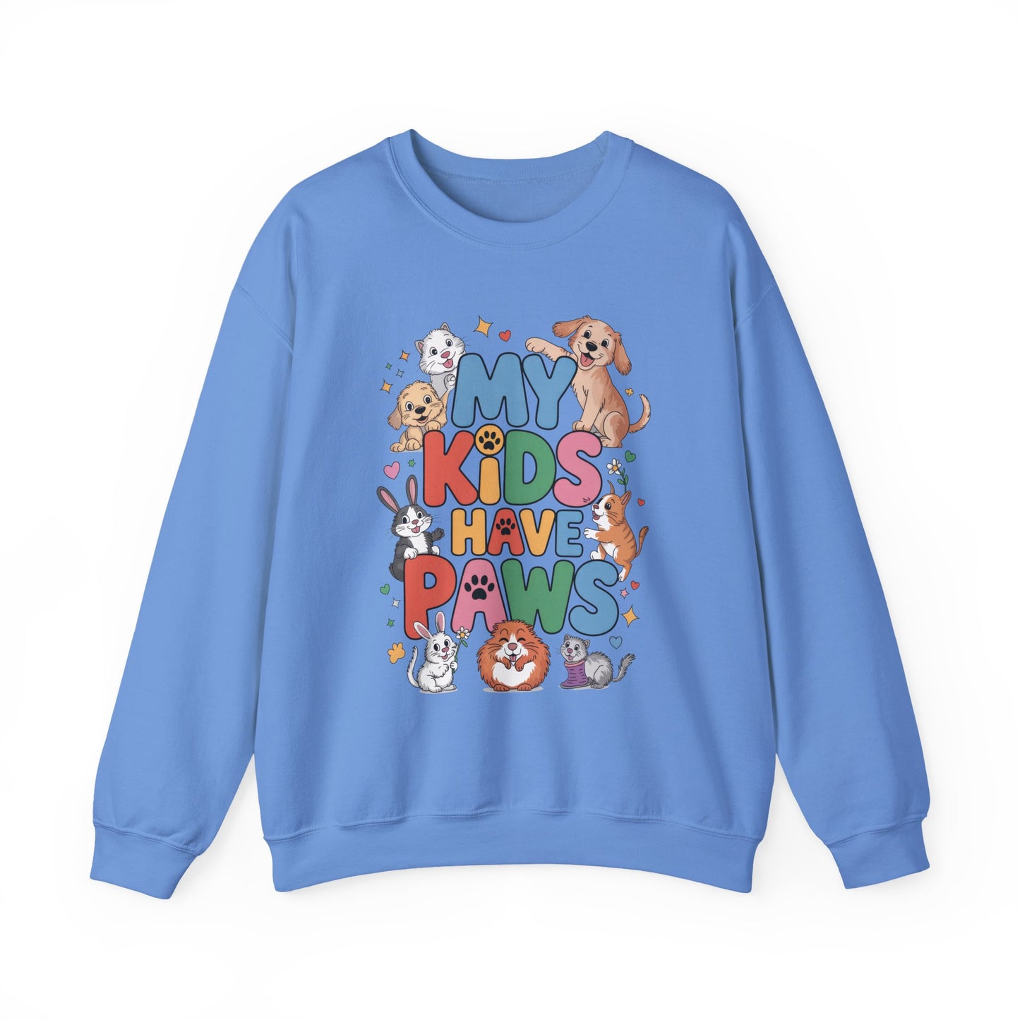 My Kids Have Paws Sweatshirt, Pet Lover Gift, Cute Animal Shirt, Cute Pet Mom Tee, Animal Parent T-Shirt, Gift for Animal Lovers