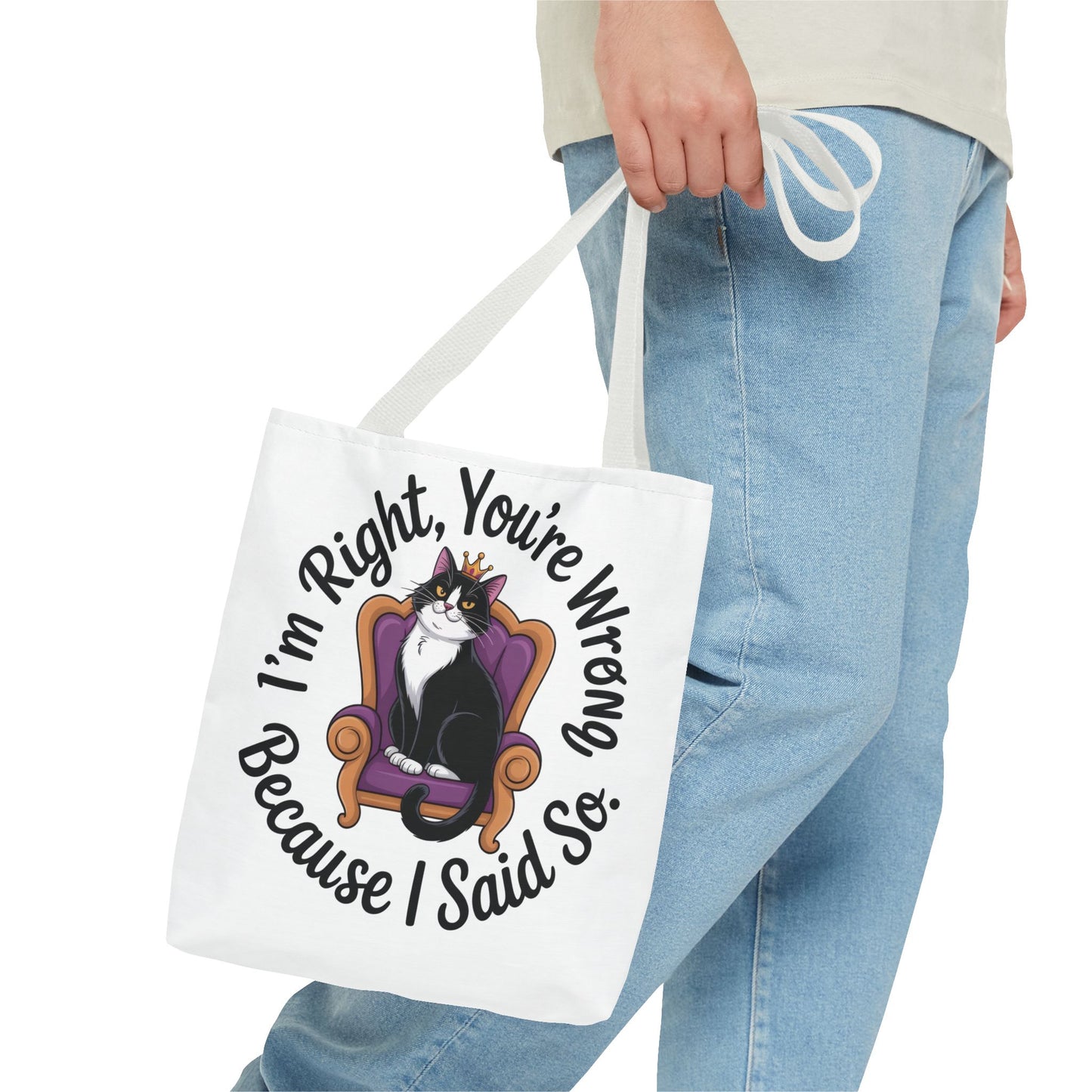 Funny Cat Tote Bag, Pet Lover Gift, Cat-Themed Shopper, Birthday Gift, Cute Animal Tote, Oversized Beach Bag