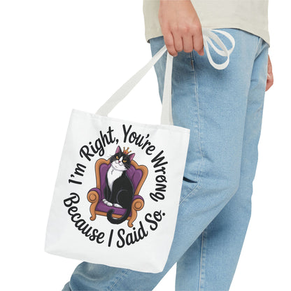 Funny Cat Tote Bag, Pet Lover Gift, Cat-Themed Shopper, Birthday Gift, Cute Animal Tote, Oversized Beach Bag