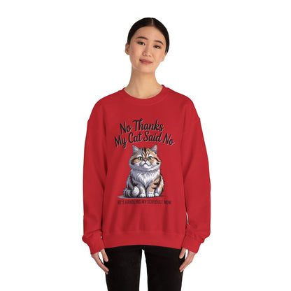 Funny Cat Crewneck Sweatshirt - Ideal Gift for Cat Lovers, Cozy Animal Sweater, Novelty Pet Lover Gift, Cute Cat-Themed Apparel, [...]