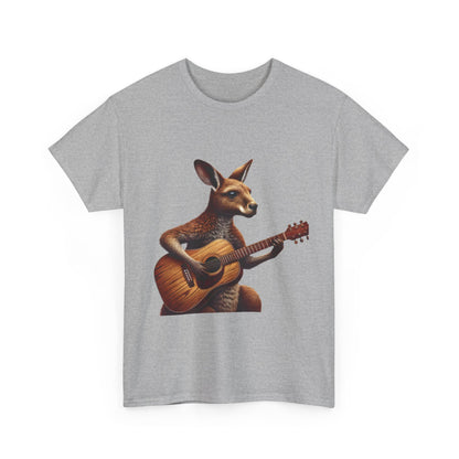 Funny Kangaroo Playing Guitar T-Shirt, Cute Animal Music Lover Shirt,  Aussie Wildlife Gift Idea, Music Lovers, Animal Tee, Fun Gift