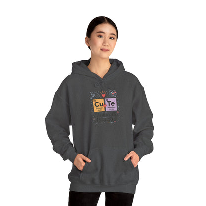 Cute Chemistry Hoodie for Women, CuTe Periodic Table Sweatshirt, Chemically Attractive Science Gift for Her, Great for Birthdays & Holidays