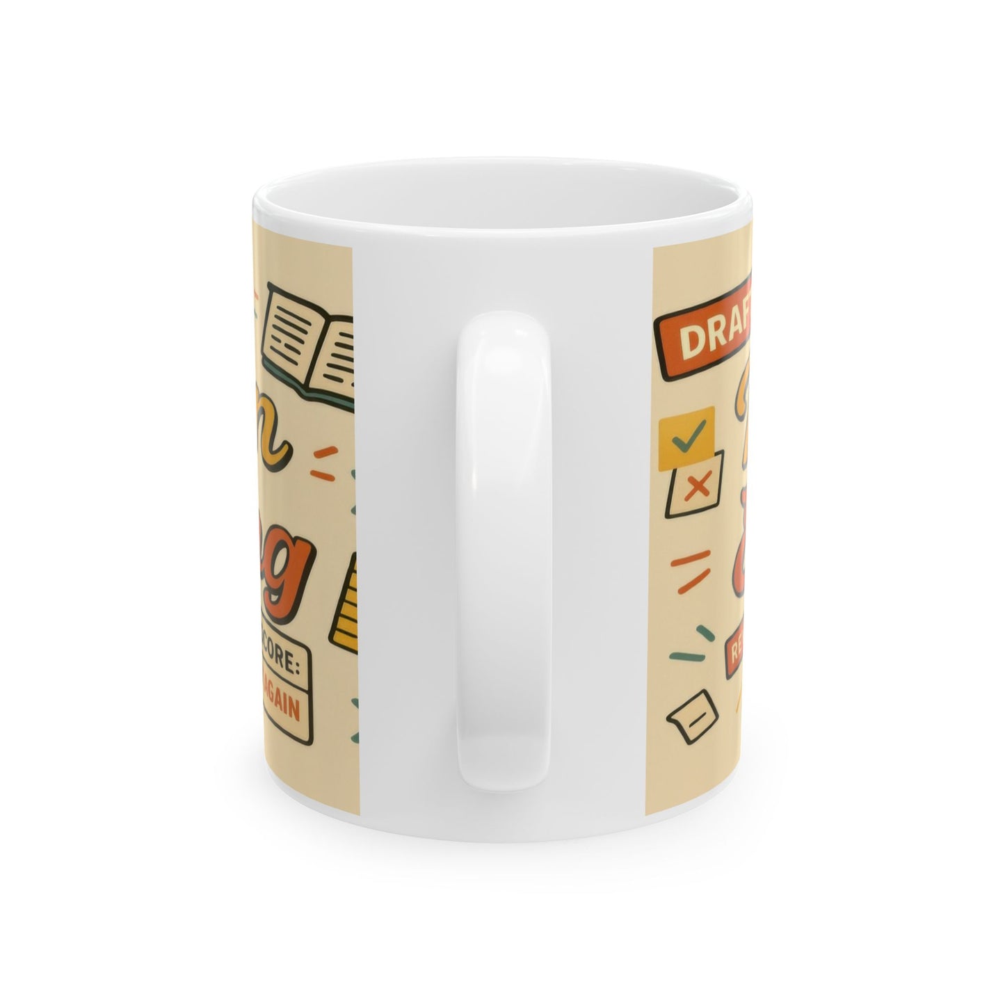 Perfection is Exhausting Mug | Funny Coffee Cup, Ideal Gift for Students, Stress Relief, Home Office, Gifts for Graduates