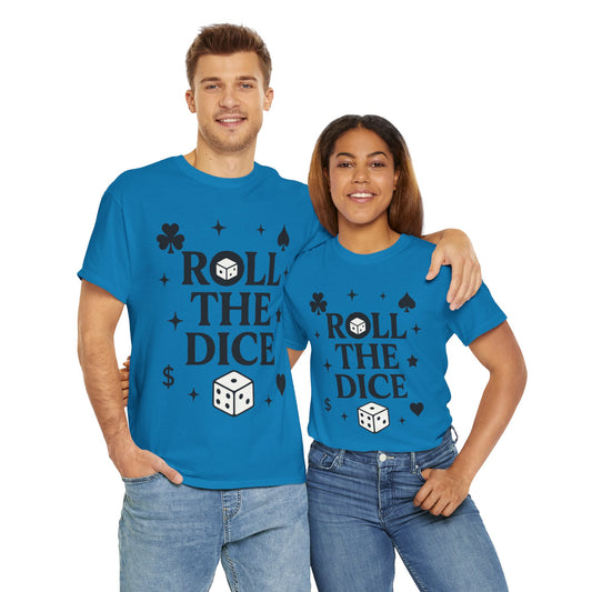 Fun Dice & Card Games Unisex Tee, Perfect for Game Nights, Gifts for Gamers, Poker Events, Gambling Shirt, Casino Wear, Poker T-Shirt
