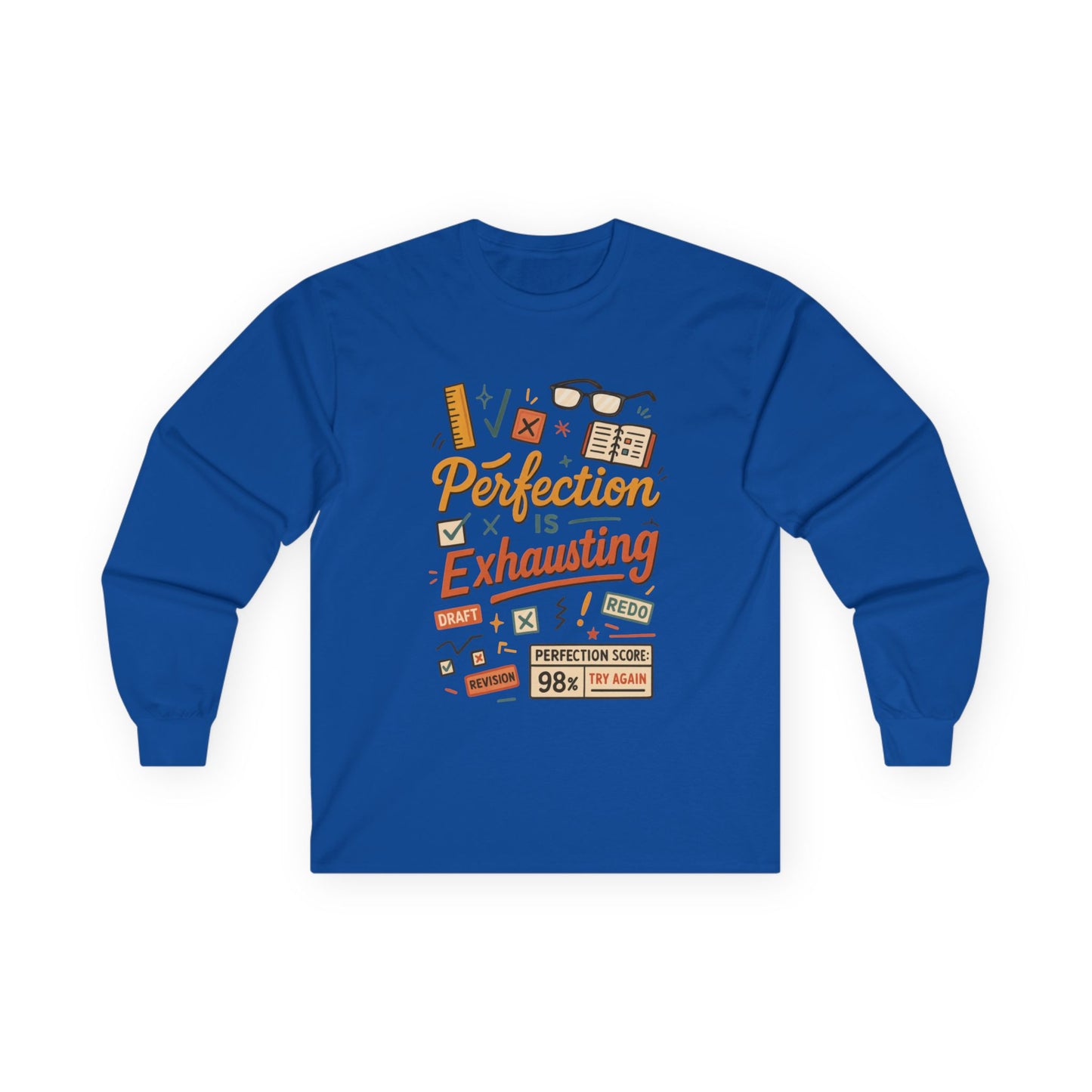 Unisex Long Sleeve Tee, Perfect for Busy Professionals, Gift for Students, Cozy Layering Piece, Humor Shirt for Work, Perfect for Work [...]