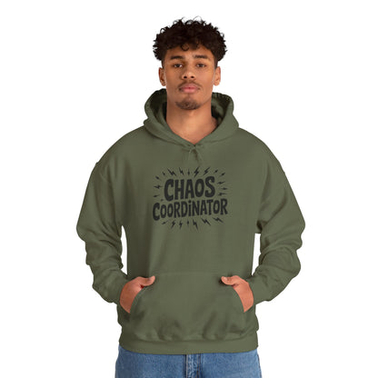 Chaos Coordinator Hoodie, Funny Sweatshirt, Gift for Men, Unisex Pullover, Cozy Winter Clothing, Humor Apparel, Relaxed Fit