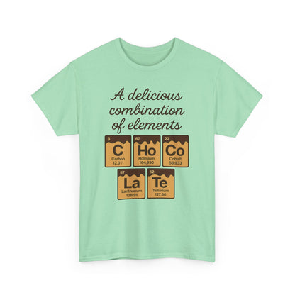 Funny Womens Chocolate T-Shirt, Element Shirt, Sweet Science Gift for Her, Science Humor Shirt, Geeky Gift, Chemistry Inspired Tee