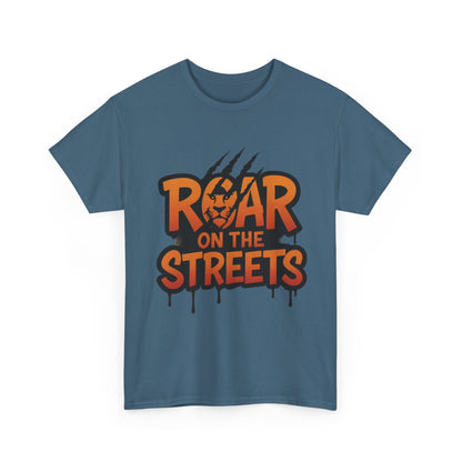 Roar on the Streets Lion Graphic Mens Urban T-Shirt, Lion Shirt