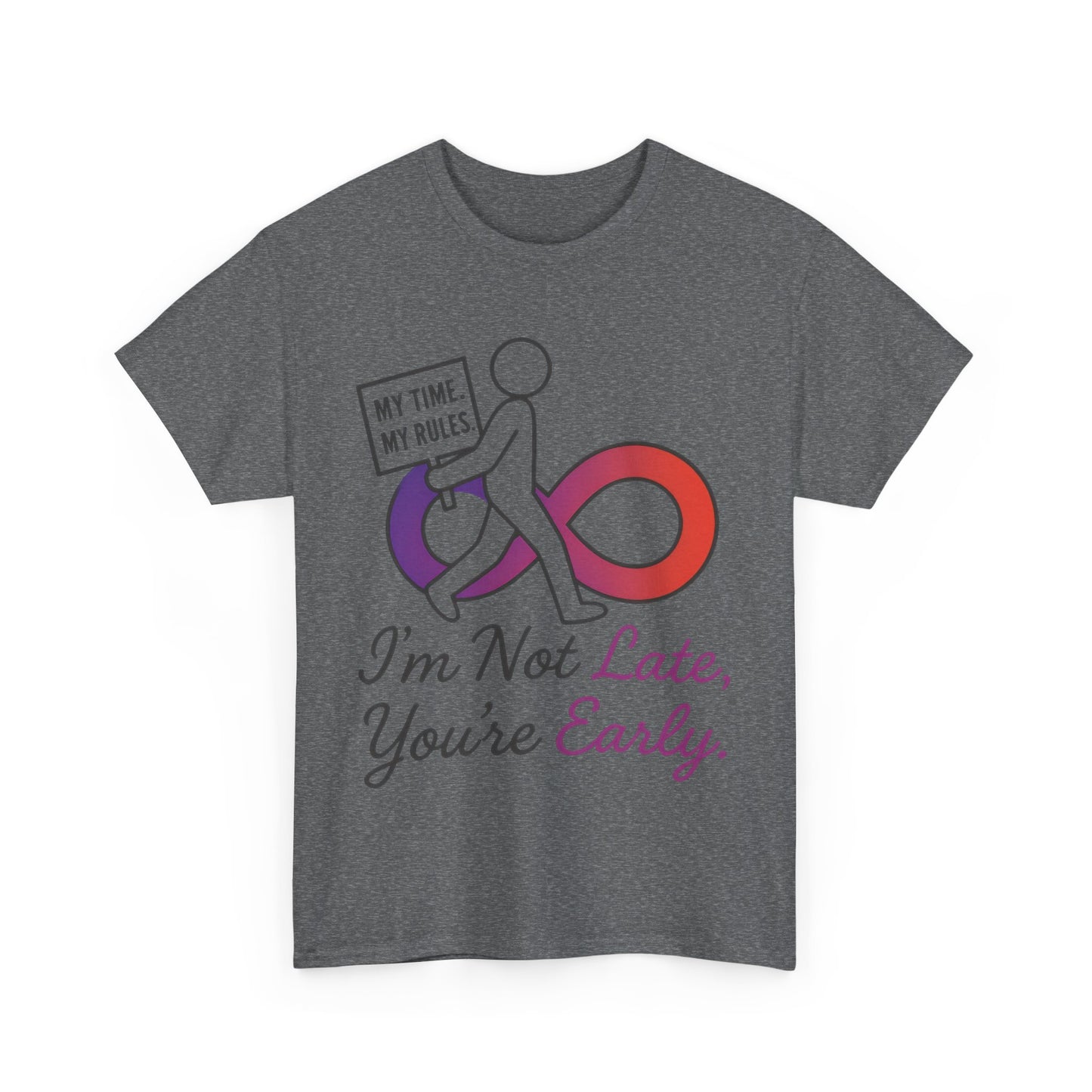 My Time My Rules Women's Heavy Cotton Tee, Funny T-Shirt, Casual Wear, women empowerment tee, confident woman shirt, self love t shirt