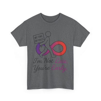 My Time My Rules Women's Heavy Cotton Tee, Funny T-Shirt, Casual Wear, women empowerment tee, confident woman shirt, self love t shirt
