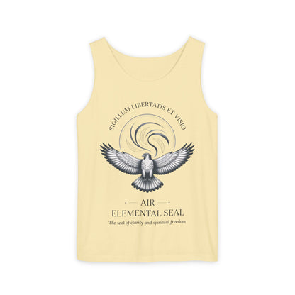 Air Elemental Seal Tank Top, Clarity & Spiritual Freedom Symbol Tee, Unisex Elemental Shirt, Vision Totem Gift, Spiritual Gift